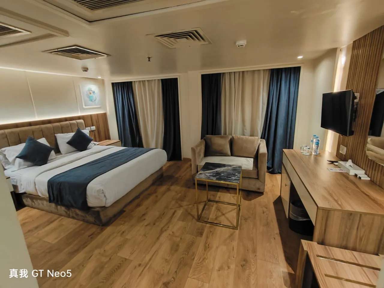 Cabin aboard the Royal Beau Rivage Nile cruise